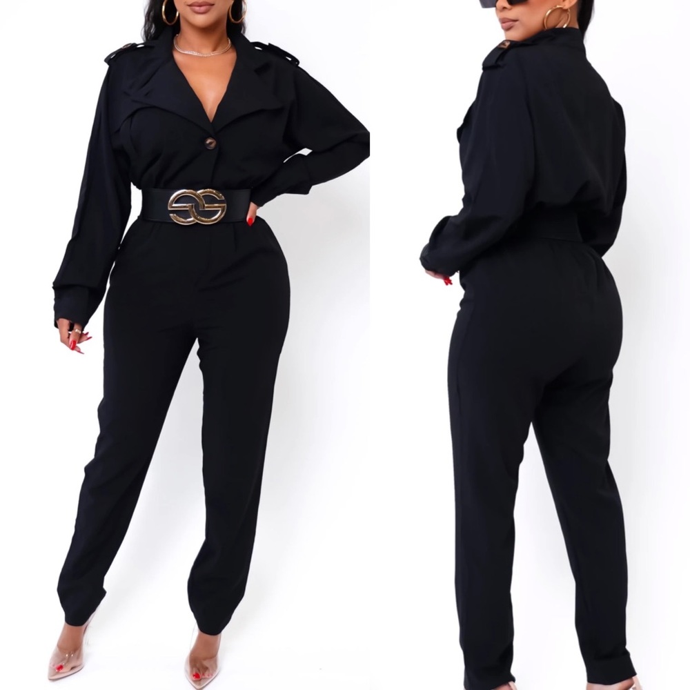 Black jumpsuit